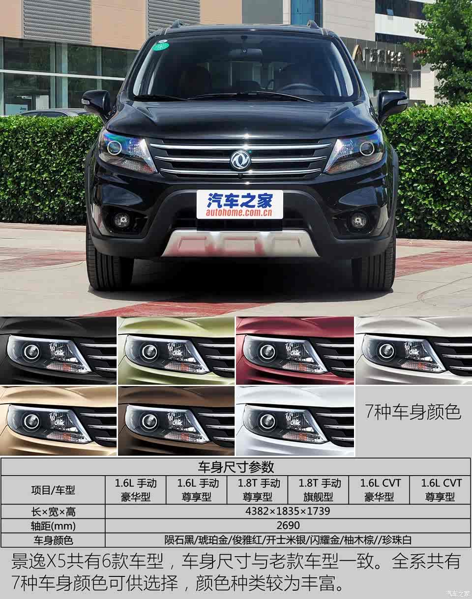 東風(fēng)風(fēng)行 景逸X5 2016款 1.6L 手動(dòng)尊享型 東風(fēng)風(fēng)行 景逸X5 2016款 1.6L 手動(dòng)尊享型