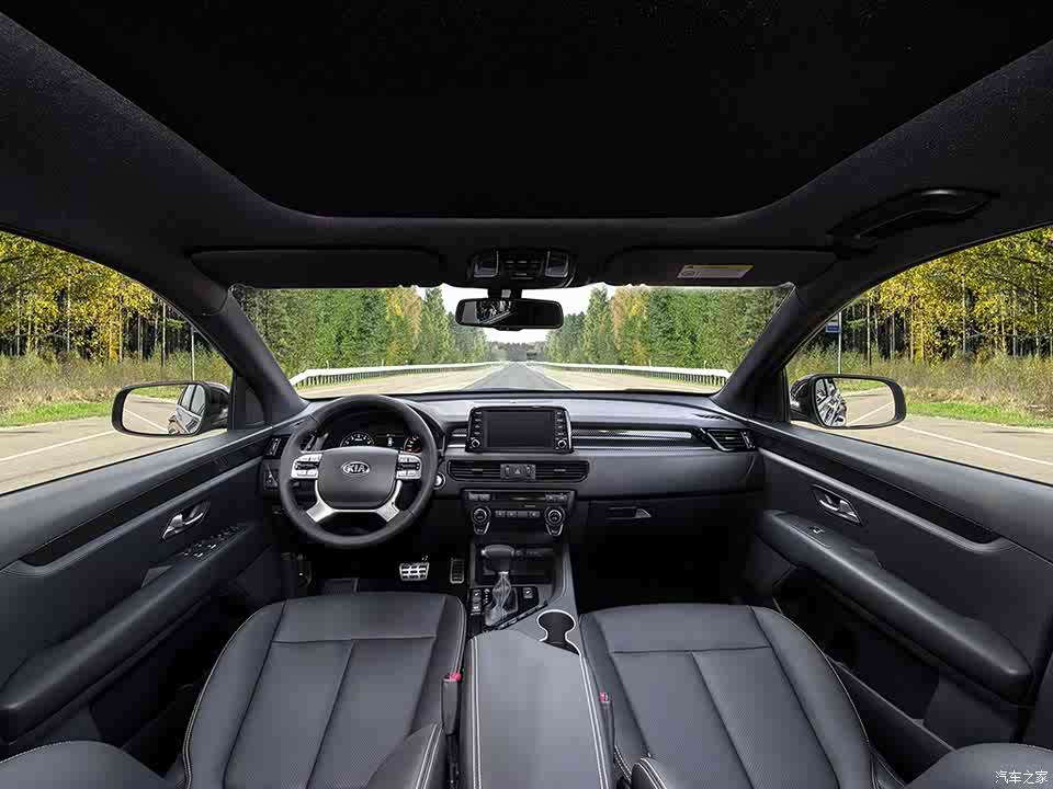 【图】又一款七人座suv 起亚发布kx7内饰官图_汽车之家