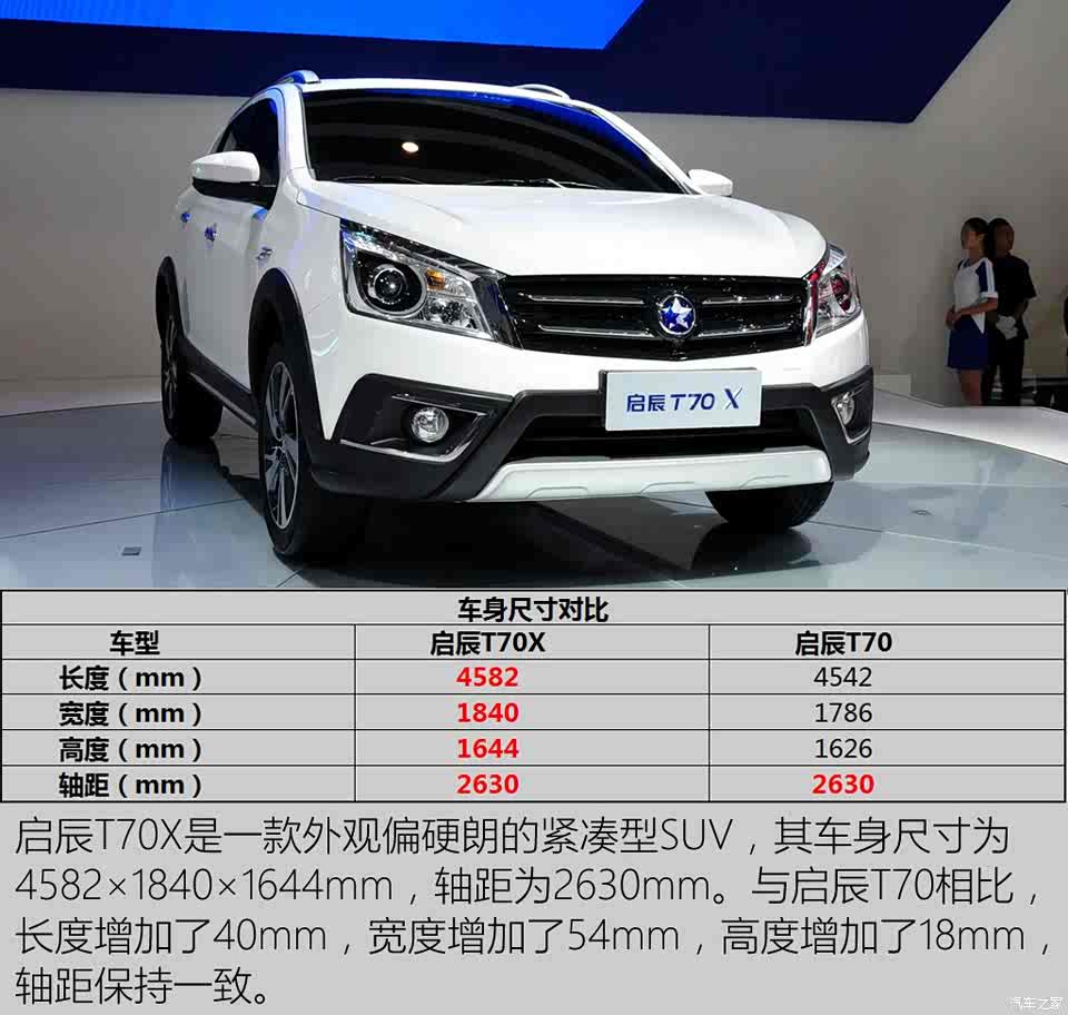 东风日产 启辰t70x 2015款 2.0l cvt睿享运动版