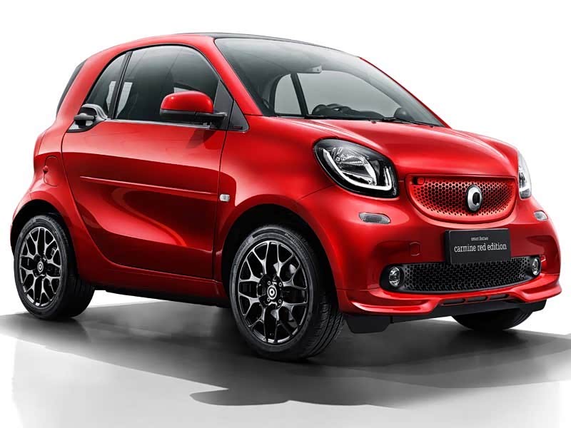 smart smart fortwo 2019款 0.9t 66千瓦红色瞬间特别版 国vi