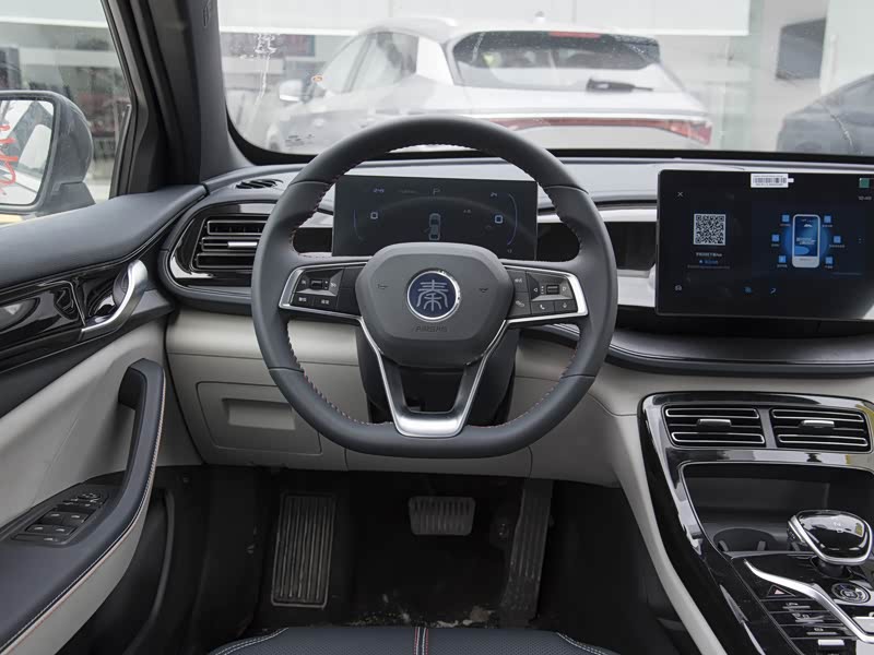 顺诚新星店>比亚迪>秦plus>2023款冠军版dm-i55km领先型>中控方向盘>