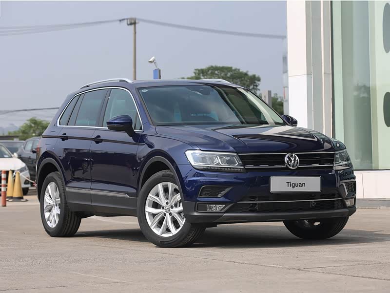 大众(进口) tiguan 2019款 330tsi 四驱创睿型 雅科蓝 车身外观 已经