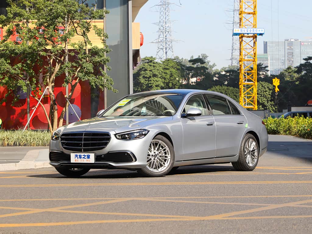奔驰(进口) 奔驰s级 2022款 s 450 l 时空银 车