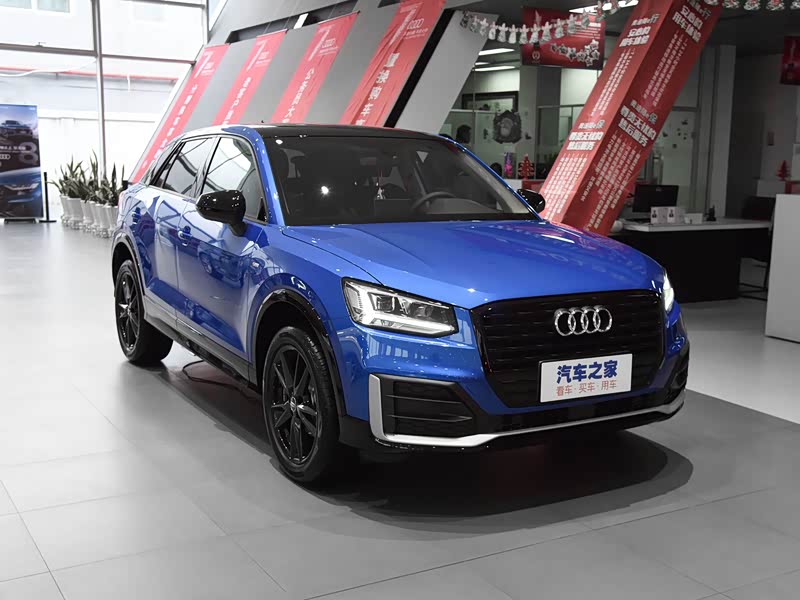 一汽-大众奥迪 奥迪q2l 2018款 35 tfsi 时尚动感型 国vi 鹦鹉蓝 车身