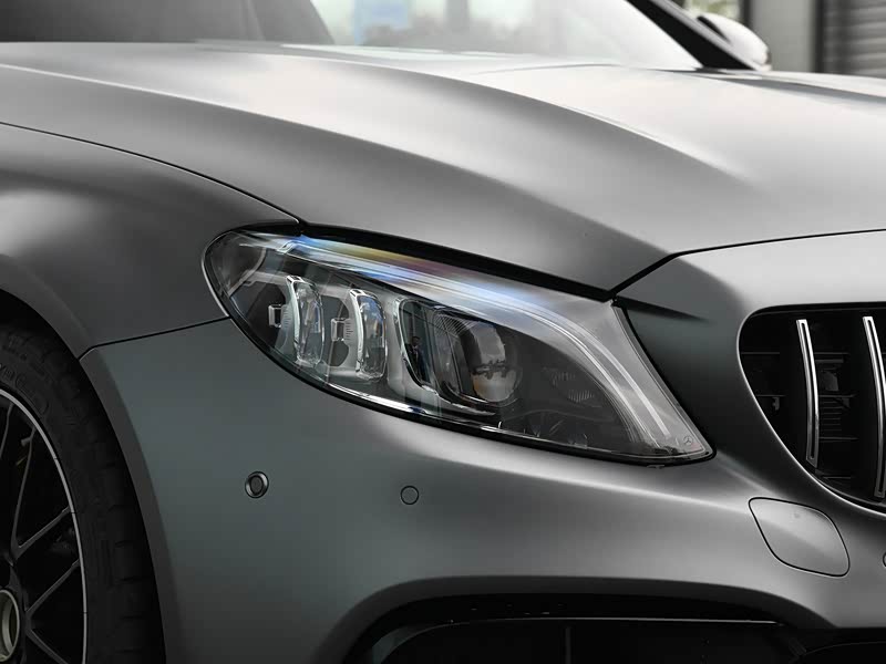 梅赛德斯-amg 奔驰c级amg 2019款 amg c 63 s 轿跑车 哑光月光石灰色