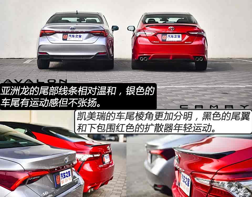 【图】干货满满帮你选 亚洲龙和凯美瑞详细静态对比_汽车之家