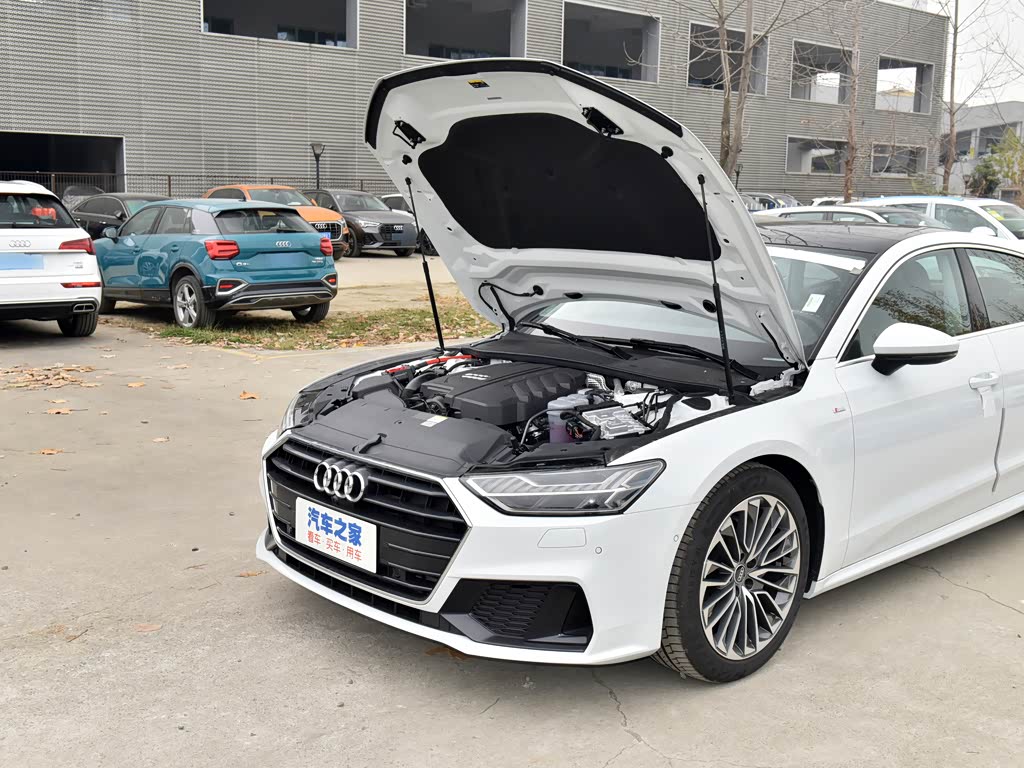 重庆龙奥>奥迪(进口)>奥迪a7>2023款40tfsi豪华型>冰川白>其它细节>