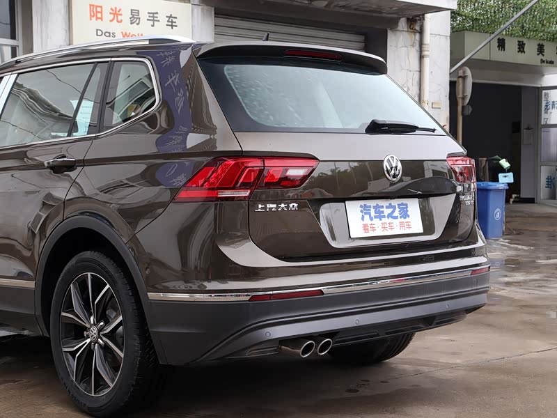 上汽大众 途观l 2019款 改款 330tsi 自动两驱智动豪华版 国vi 峻岭棕