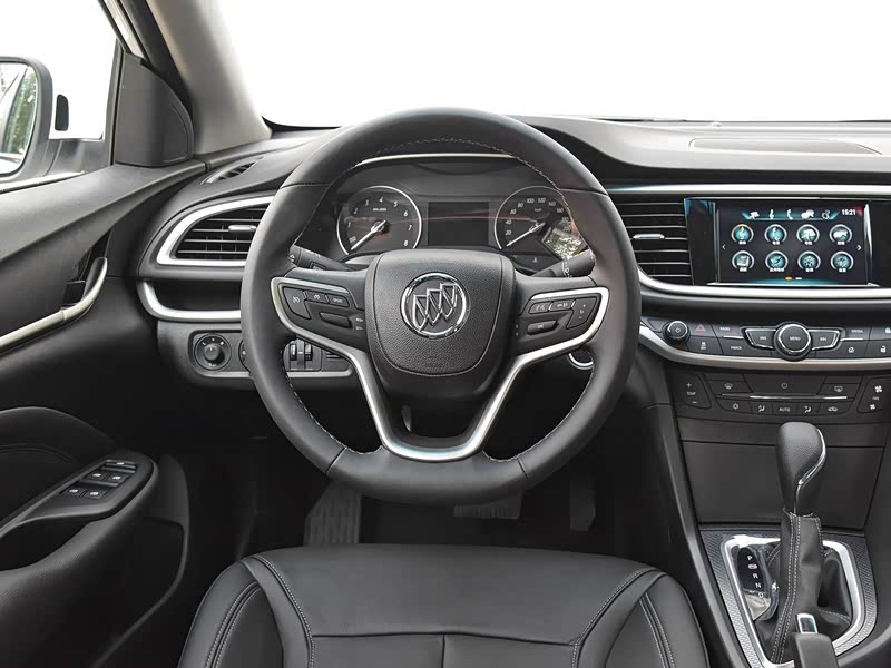 上汽通用别克 阅朗 2019款 18t 自动互联精英型 国v 黑色 中控方向盘