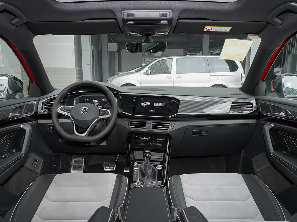 一汽-大众 探岳x 2020款 380tsi 四驱劲擎智联版 灰色/黑色 中控方向