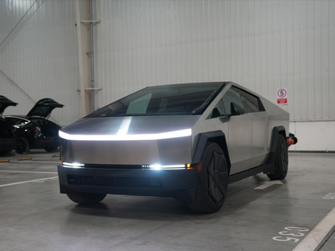 西安抢先实拍特斯拉Cybertruck