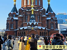 哈尔滨的冬日氛围感