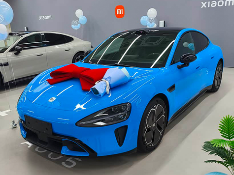 满足电车的期待值 新款小米SU7提车