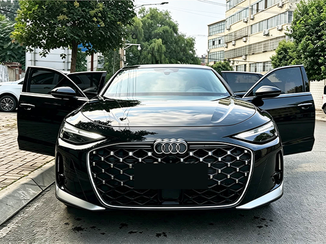 外观气场十足 奥迪A6L提车作业分享