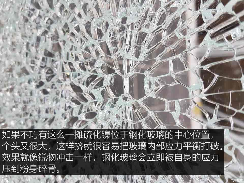 每片自爆的玻璃,都毫无例外地可以找到这样长得像蝴蝶一样的碎片,在