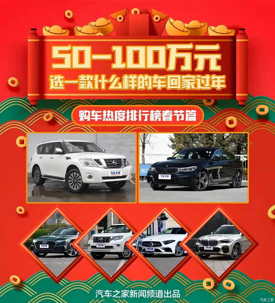 图 50 100万元您猜我选哪款车回家过年 汽车之家