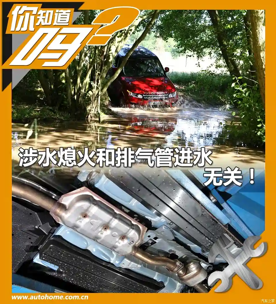 图 你知道吗 涉水熄火和排气管进水无关 汽车之家