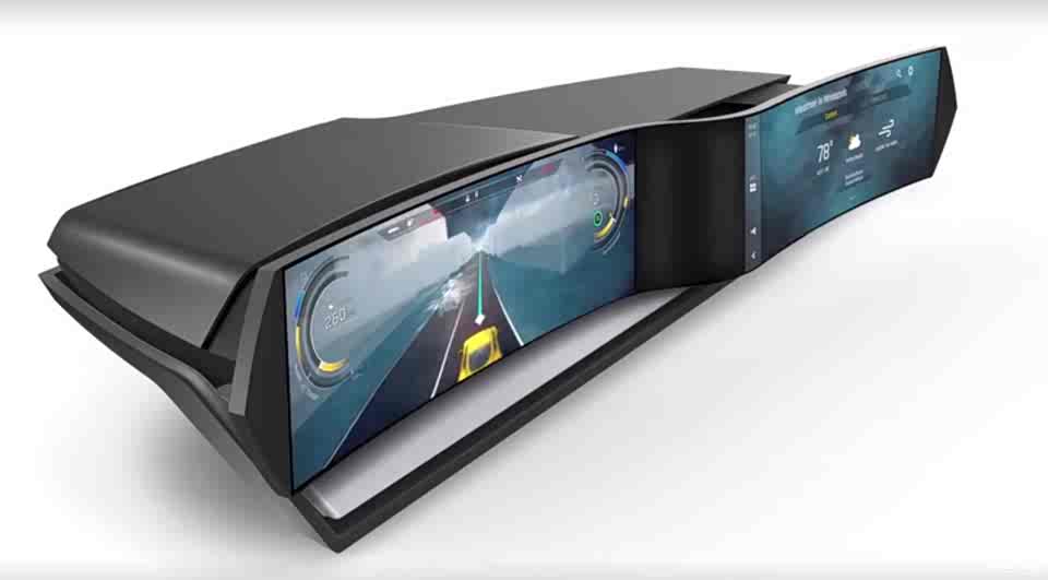 屏什么赶新潮车载显示大屏曲面已够靓重点能diy