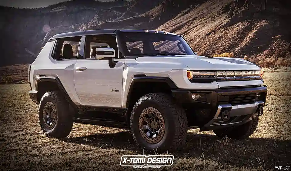 图 三门 炫彩漆hummer Ev Suv最新渲染图 汽车之家