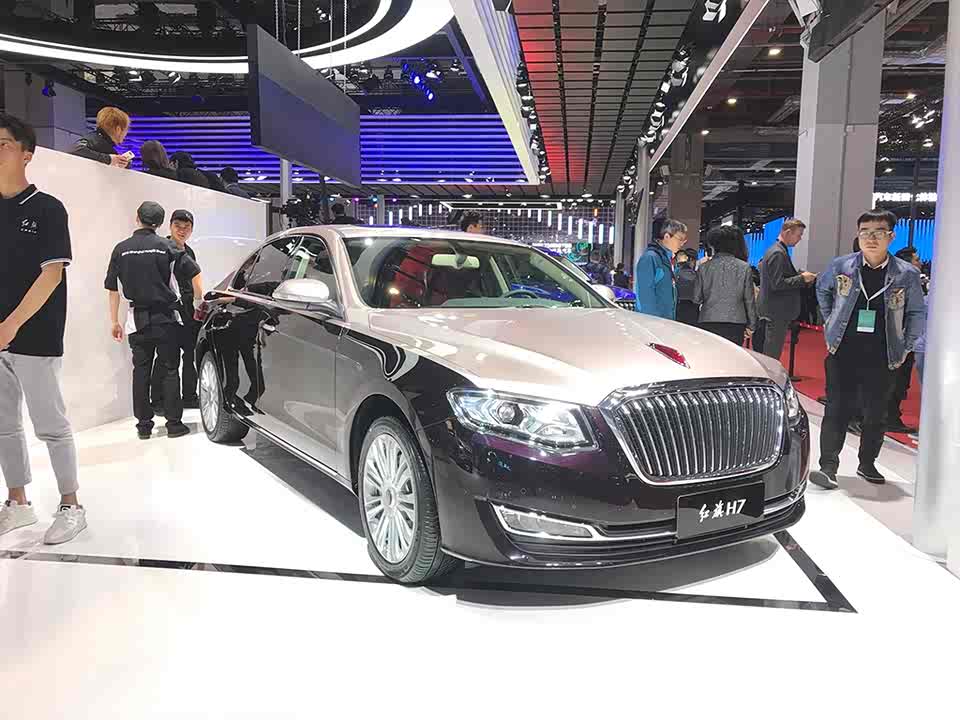 2019上海车展:红旗h7双色版正式亮相