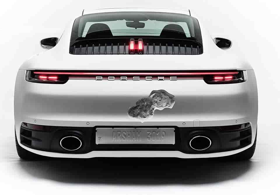 艺术家打造1000年以后的保时捷911