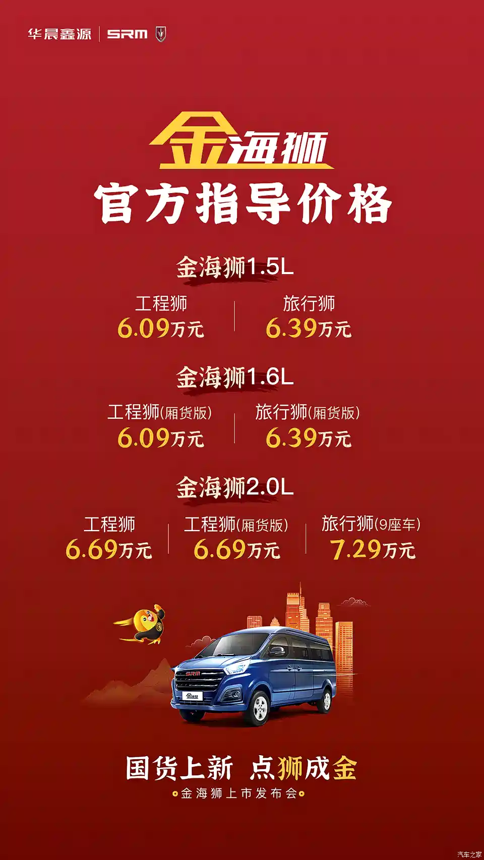 汽车之家 售6 09万起 提供三种动力组合华晨鑫源金海狮正式上市 汽车 原创 汽车报价 汽车评测 汽车试驾 买车网 汽车之家 售6 09万起 提供三种动力组合华晨鑫源金海狮正式上市 汽车 原创 汽车报价 汽车评测 汽车试驾 买车网