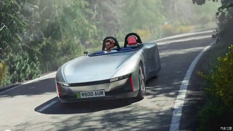 图 续航400英里aura纯电动概念敞篷车官图 汽车之家